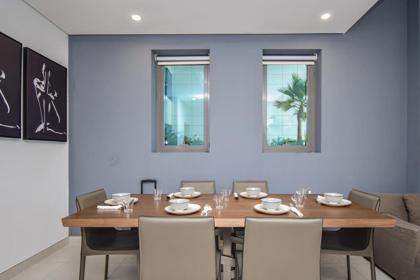 דובאי Elegant 2Br View With Rooftop Pool The Bay מראה חיצוני תמונה